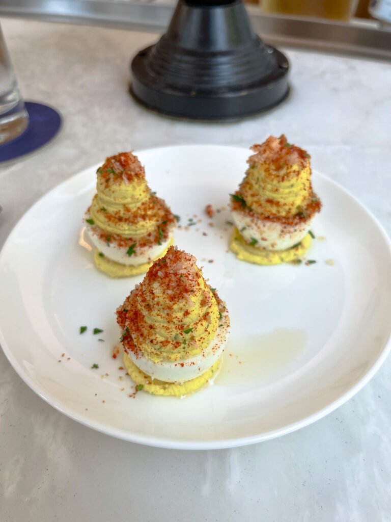 Lobster Deviled Eggs